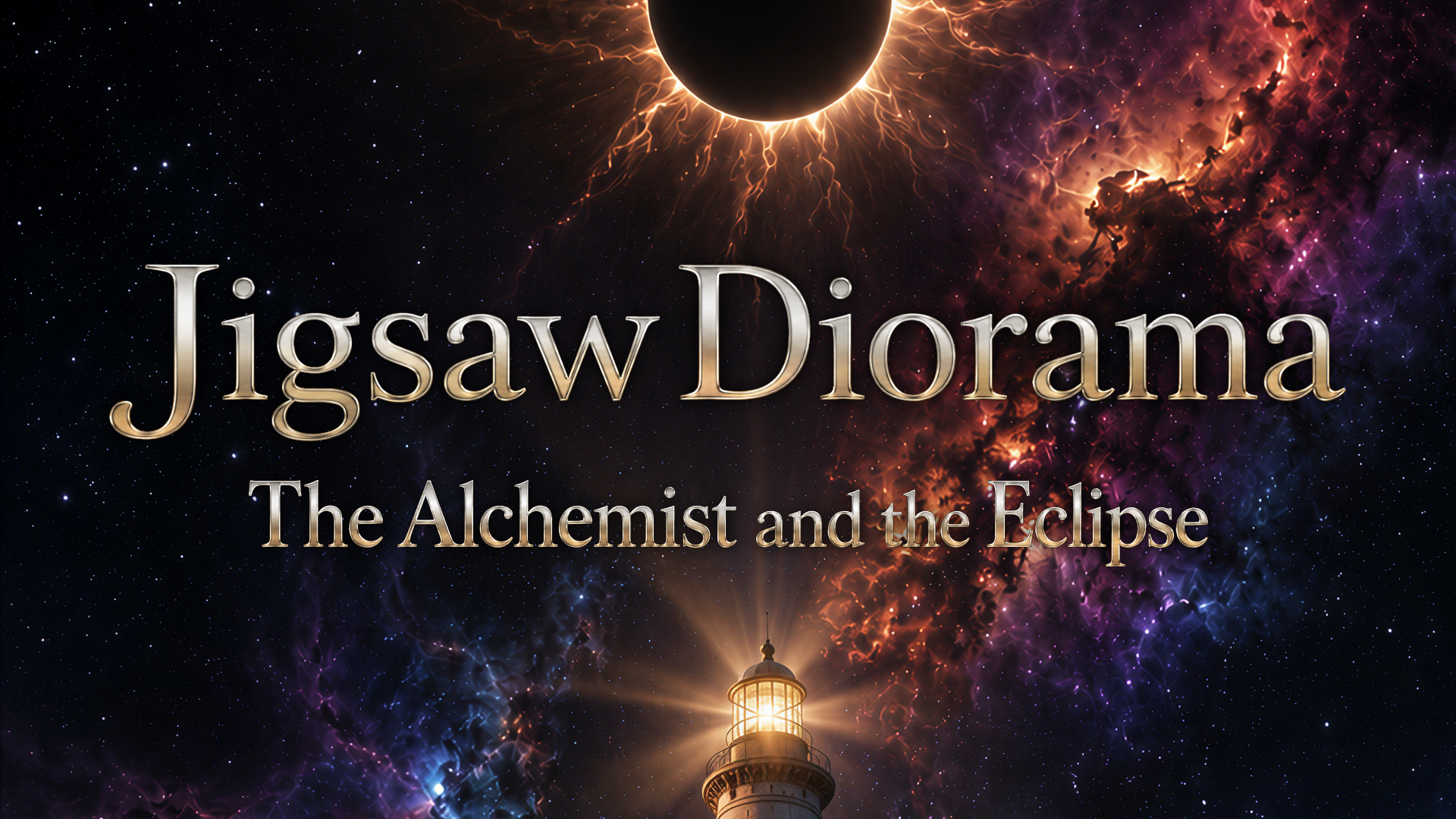 Jigsaw Diorama: The Alchemist and the Eclipse