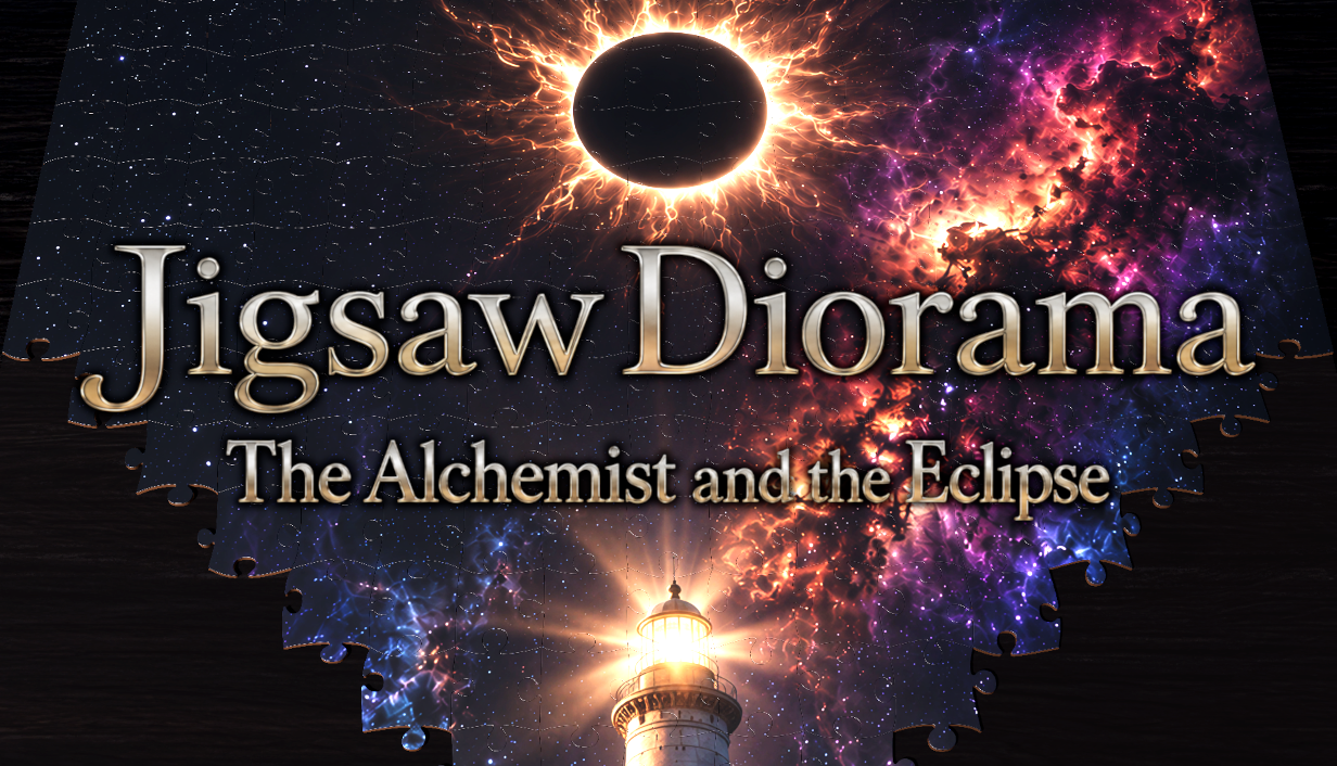 Jigsaw Diorama: The Alchemist and the Eclipse