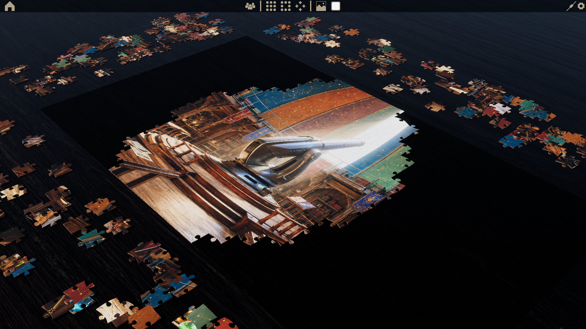 The Observatory puzzle scene